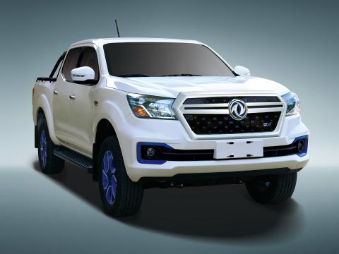 Chiếc xe hạng sang Dongfeng Rich 6 EV 4x2 Double Cab Pickup Truck Xe tải LHD 1